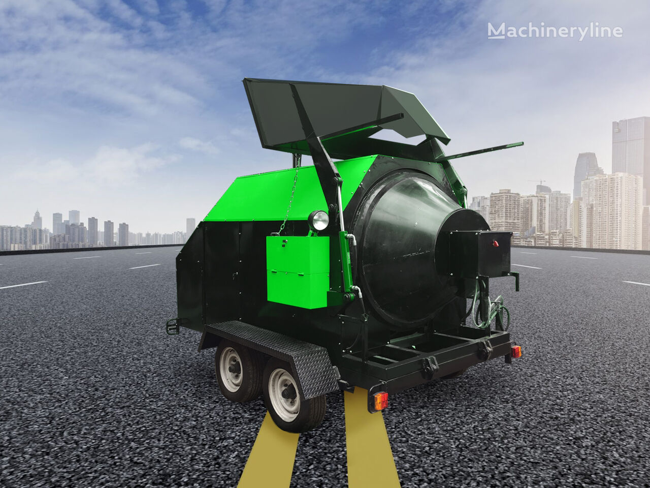 new Ticab RA-800 (without trailer) asphalt recycler