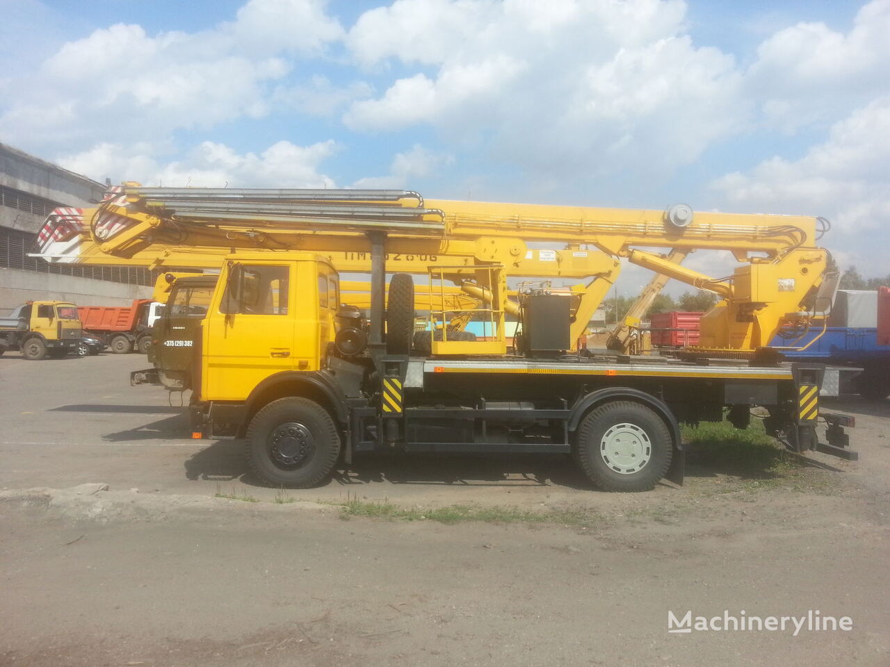 MAZ 5337A2 AGP-30-4  30m bucket truck