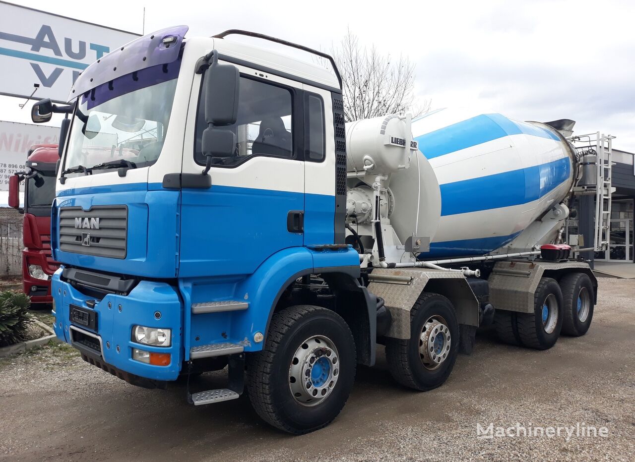 Liebherr  on chassis MAN TGA 35.440 concrete mixer truck