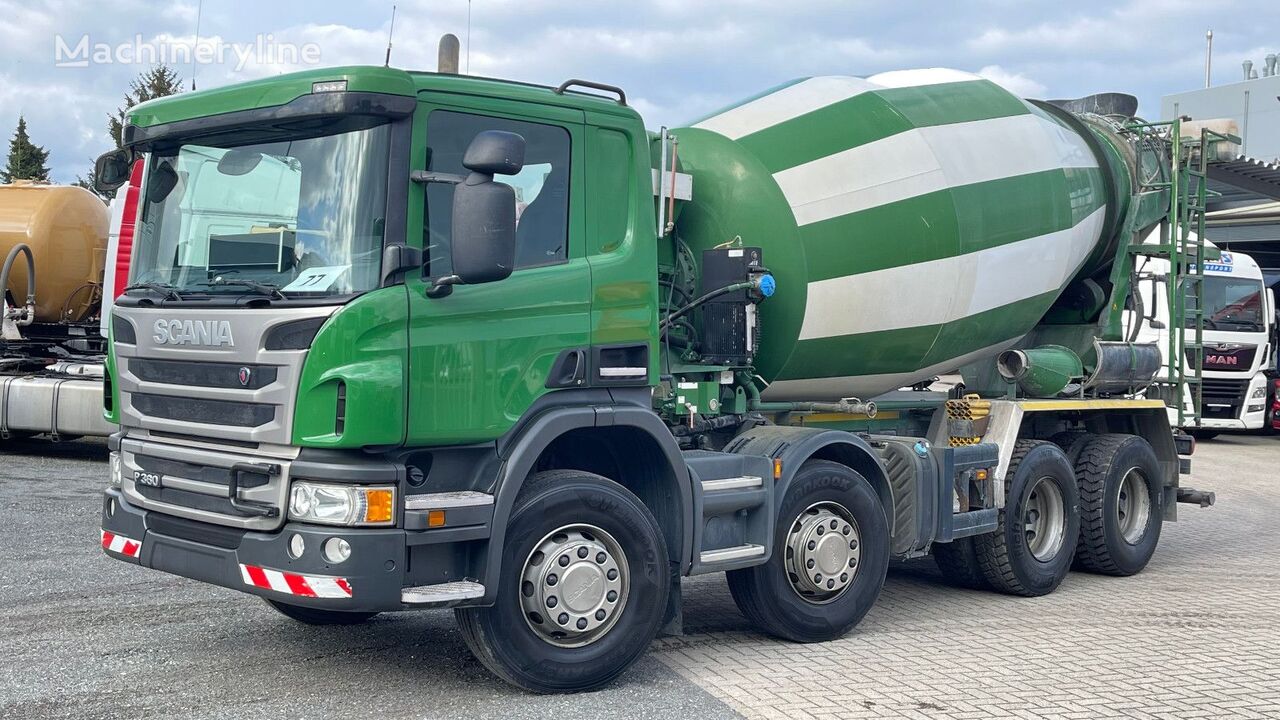 Intermix  on chassis Scania P 360   concrete mixer truck