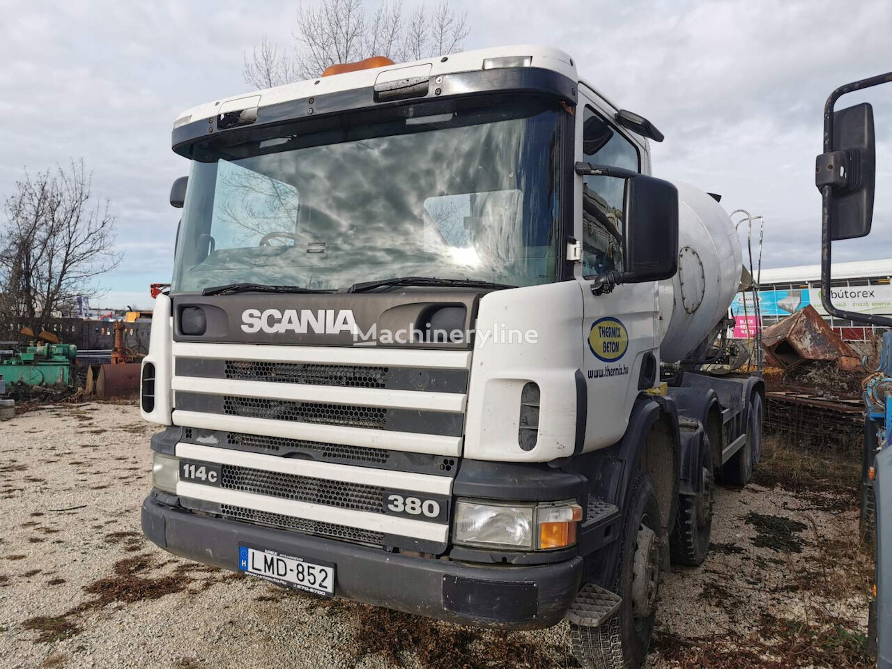 Scania P114 CB  concrete mixer truck