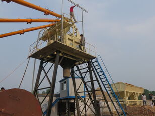 new HZS50 concrete plant