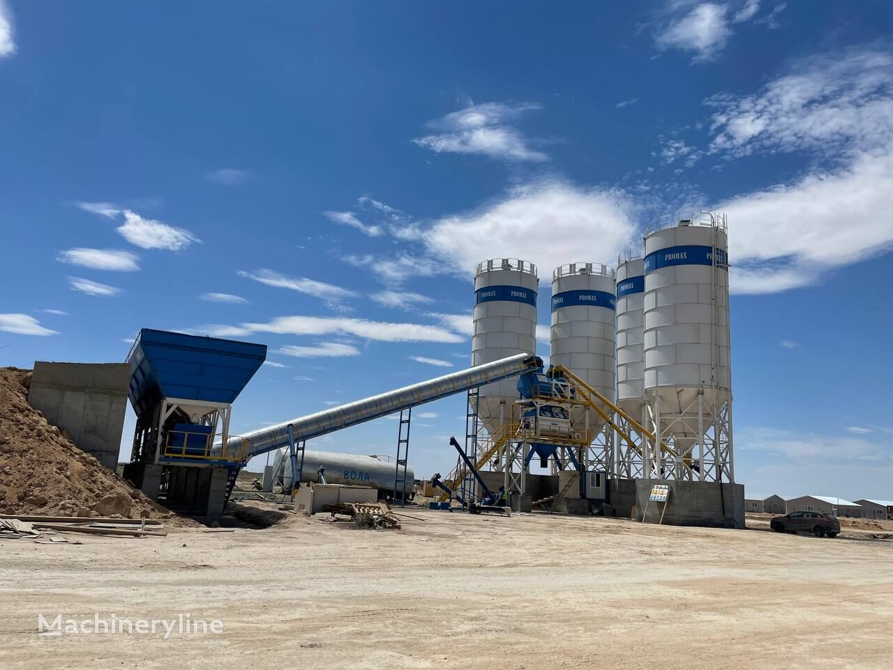 new Promax محطة خلط الخرسانة الثابتة S160-TWN \ S200-TWN concrete plant