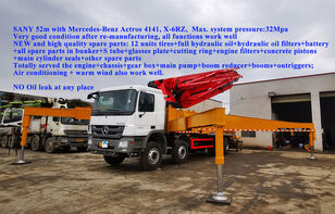 Sany 52X-6RZ on chassis MERCEDES-BENZ Actros 4141  concrete pump
