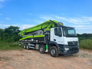 Zoomlion 2021 Zoomlion 56m used boom pump truck on Mercedes Benz ZLJ5441THBBE  on chassis Mercedes-Benz Arocs 4143 concrete pump