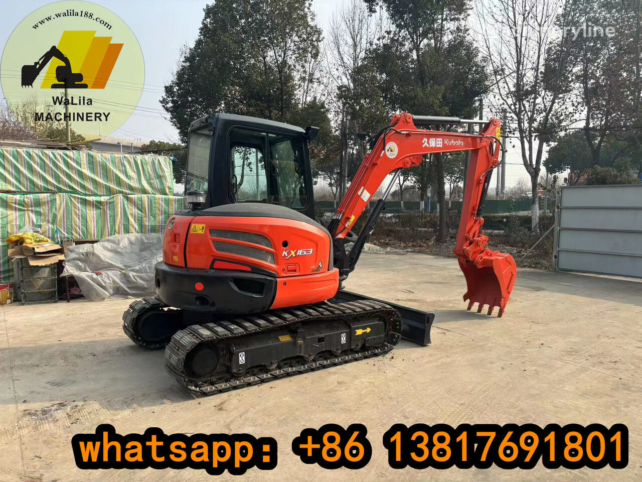 Kubota KX163-5 Kubota KX057 mini excavator