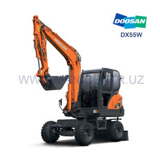 new Doosan DX55W wheel excavator