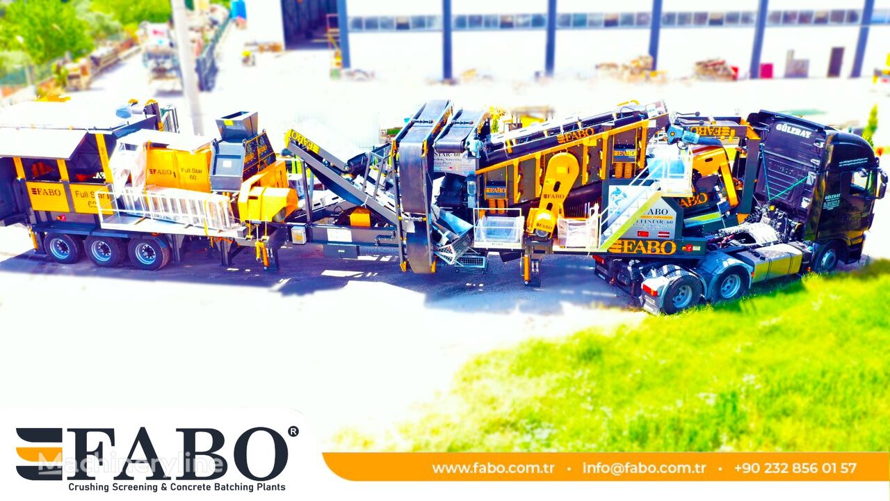 new FABO FULLSTAR-60 Crushing, Washing & Screening  Plant mobile crushing plant