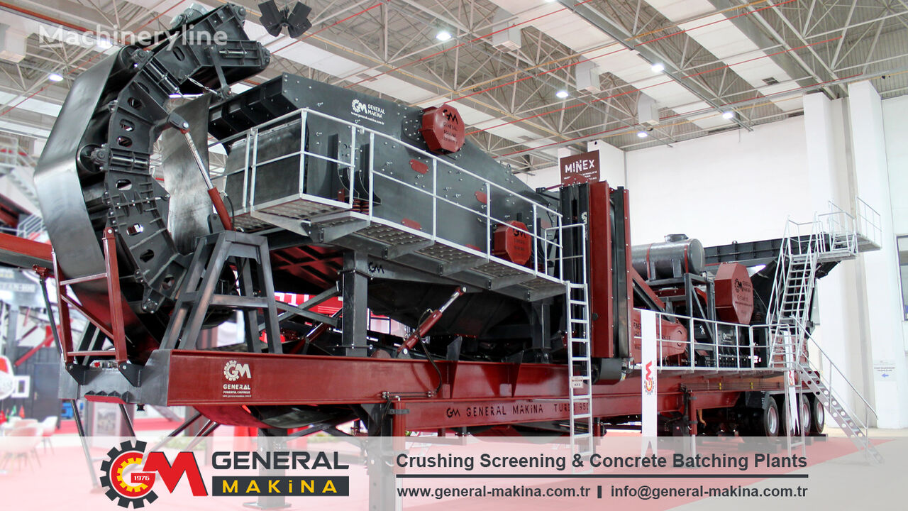 new General Makina GNR950 Portable Crushing and Screening Plant mobile crushing plant